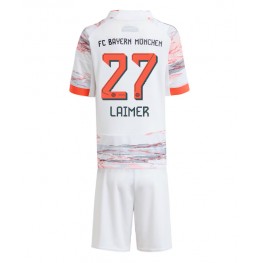 Bayern Munich Konrad Laimer #27 Uit tenue Kids 2025-26 Korte Mouw (+ Korte broeken)